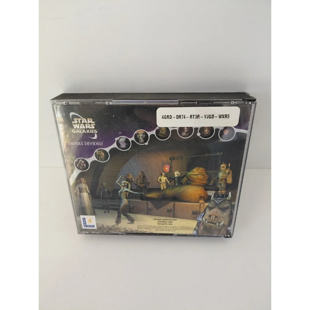 Star Wars Galaxies‎ : An Empire Divided w/ Case (PC, 2003) LucasArts